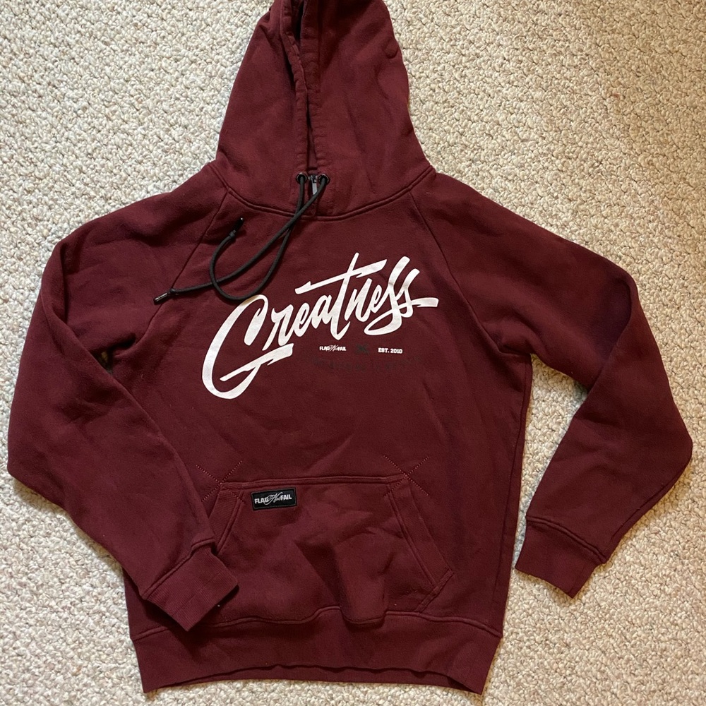 Flag nor Fail Greatness Hoodie Small